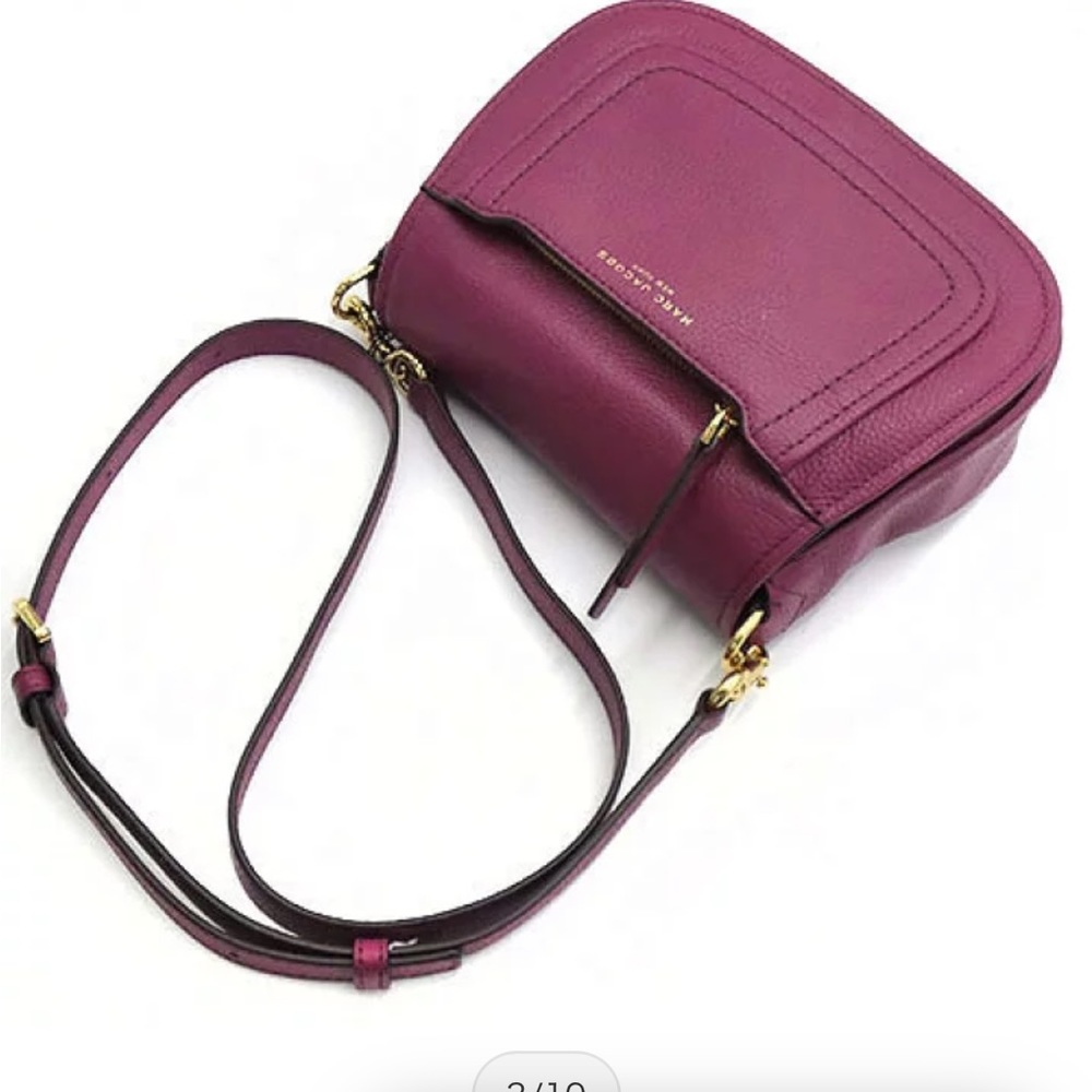 MARC JACOBS Empire City Messenger Leather Crossbody Bag